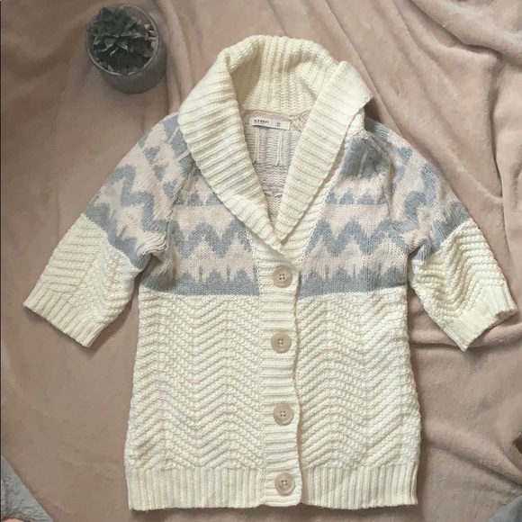 5/$25 old Navy Nordic print cardigan - Picture 1 of 5